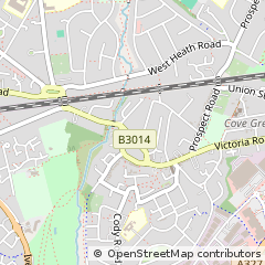 Map of Farnborough, Hampshire