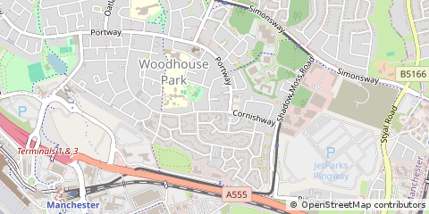 Map of Manchester, Greater Manchester