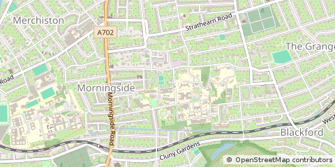 Map of Lothians