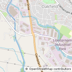 Map of Cwmbran, Torfaen