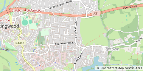 Map of Bournemouth, Hampshire