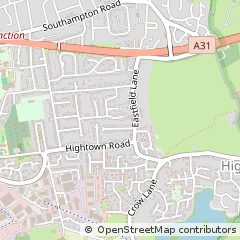 Map of Bournemouth, Hampshire