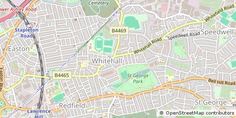 Map of Bristol, East Sussex