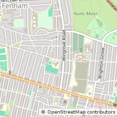Map of Newcastle Upon Tyne, Tyne and Wear