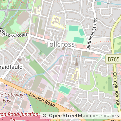 Map of Glasgow