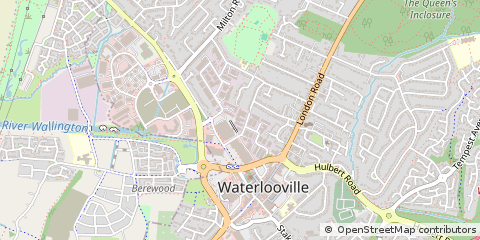 Map of Waterlooville, Hampshire