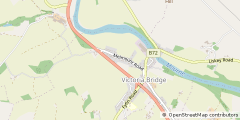 Map of Strabane, Tyrone