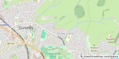 Map of Guiseley