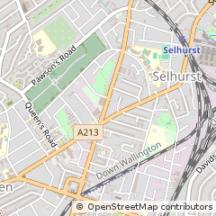 Map of Croydon