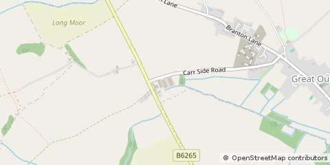 Map of Great Ouseburn