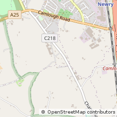 Map of Newry, County Down