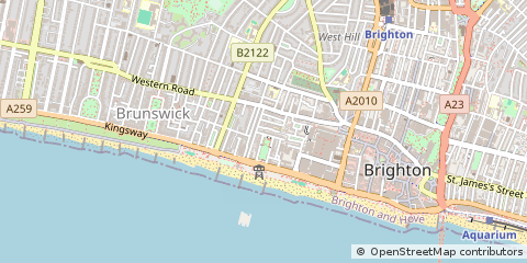 Map of East Sussex