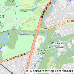Map of Manchester, Lancashire
