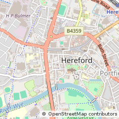 Map of Hereford