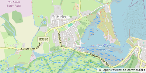 Map of Ryde, Isle of Wight