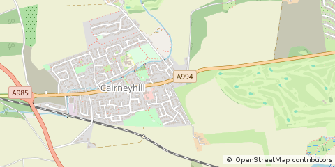 Map of Cairneyhill, Fife