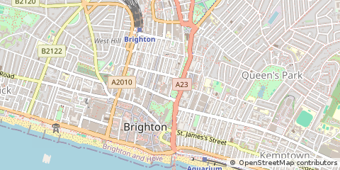 Map of Brighton, East Sussex