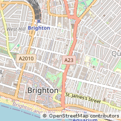 Map of Brighton, East Sussex