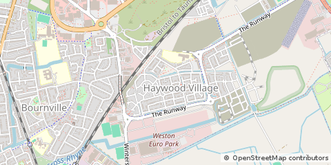 Map of Weston Super Mare, Somerset