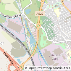 Map of Tunstall, Staffordshire