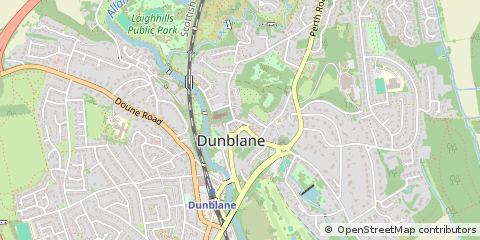Map of Dunblane