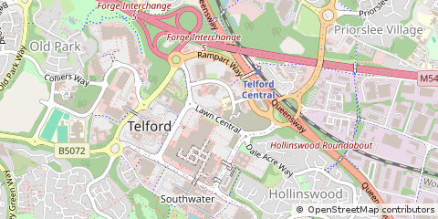 Map of Telford