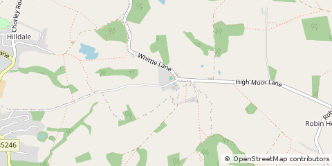 Map of Wigan, Lancashire