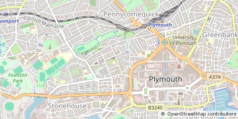 Map of Plymouth