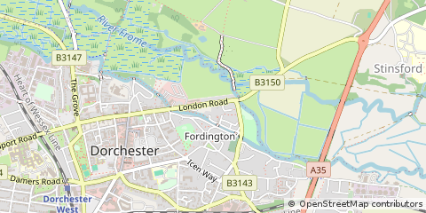 Map of Dorchester