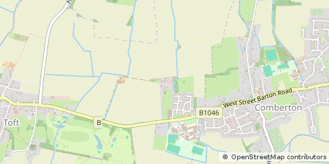 Map of Cambridge, Cambridgeshire