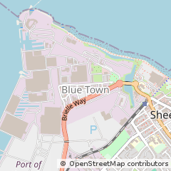 Map of Sheerness, Kent