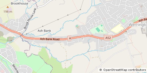 Map of Stoke-on-Trent, Staffordshire