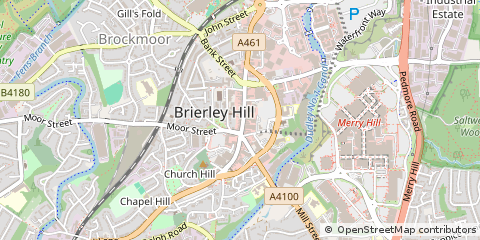Map of Brierley Hill