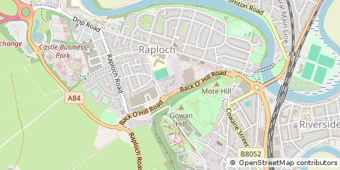 Map of Stirling, Stirlingshire