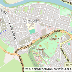 Map of Stirling, Stirlingshire