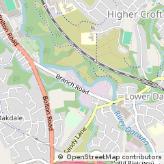 Map of Blackburn, Lancashire
