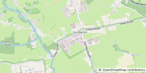 Map of Lymington, Hampshire