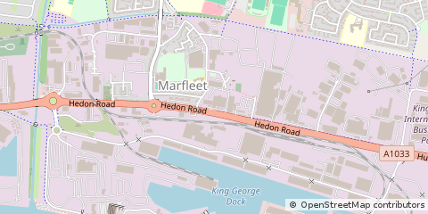 Map of Hull, East Yorkshire