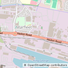 Map of Hull, East Yorkshire