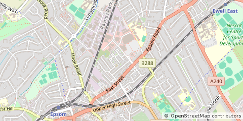 Map of Epsom