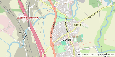 Map of Coleshill