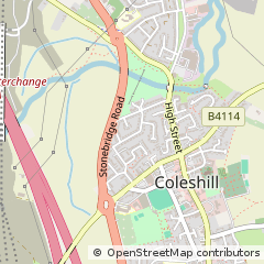 Map of Coleshill