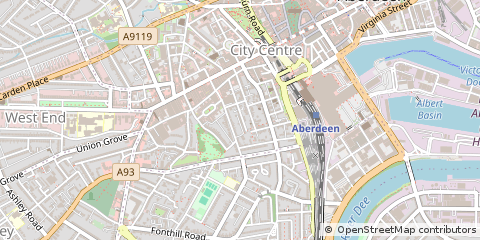Map of Aberdeen