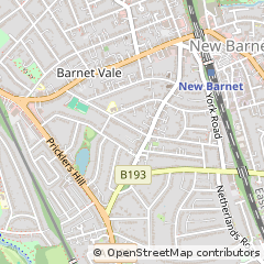 Map of Barnet