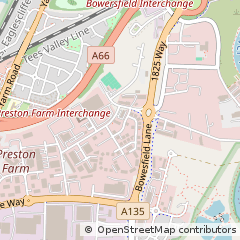 Map of Stockton-on-Tees