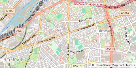Map of Manchester