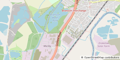 Map of Burton-on-Trent