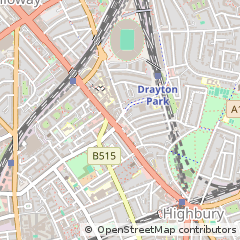 Map of Islington, London