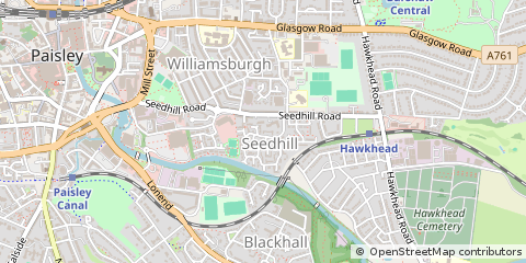 Map of Paisley
