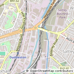 Map of Devon Street, Saltley Birmingham
